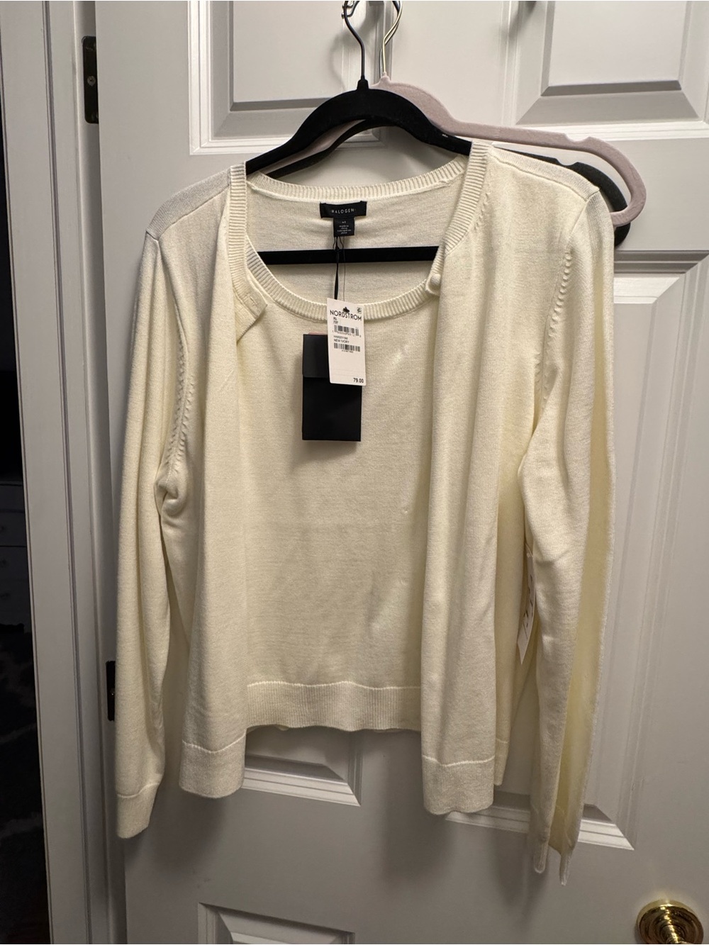 Halogen Cream Women's Two In One Sweater